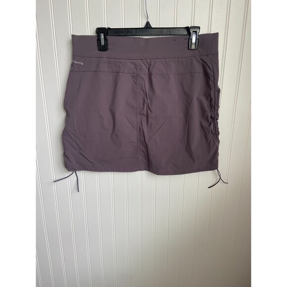 Columbia Skort Women's Large Purple All Seasons Ruched Outdoor Hiking Travel - Picture 3 of 6